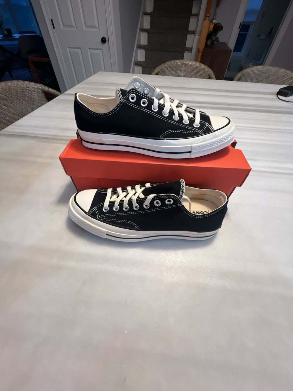 Converse Chuck 70 Ox Black White Casual Shoes